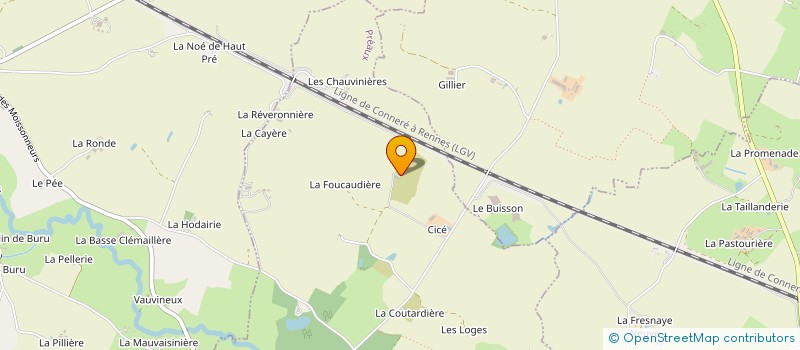 localisation de l'entreprise VIEILLES DEMEURES DE MAYENNE  SAULGES