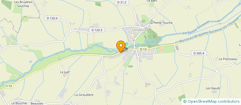 localisation de l'entreprise VIEILLES ROUES AUTOUR D'UNVERRE à UNVERRE