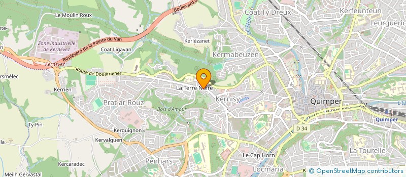 localisation de l'entreprise VIEILLIR SOLIDAIRES à QUIMPER