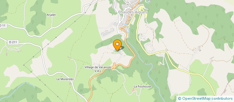 localisation de l'entreprise VIEIRA 3 M à CHAUDES-AIGUES