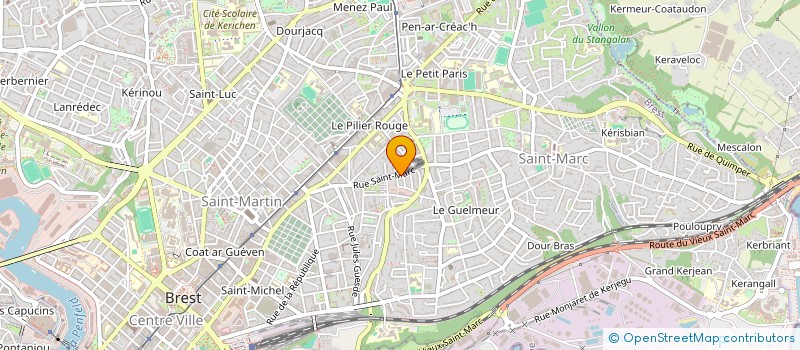 localisation de l'entreprise VIEIRA  BREST