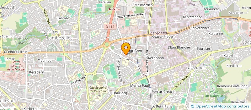 localisation de l'entreprise VIEIRA BARROS BAT à BREST