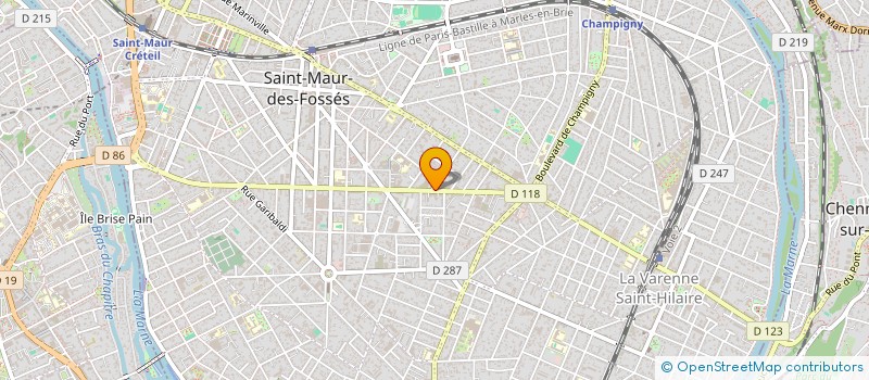 localisation de l'entreprise VIEIRA BTP à SAINT-MAUR-DES-FOSSES