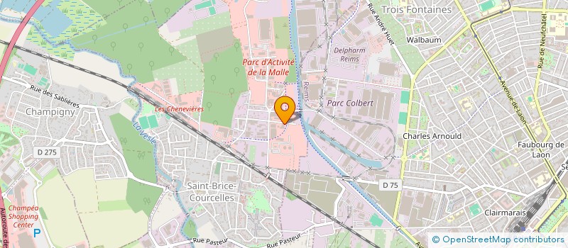 localisation de l'entreprise VIEIRA DUARTE  SAINT-BRICE-COURCELLES