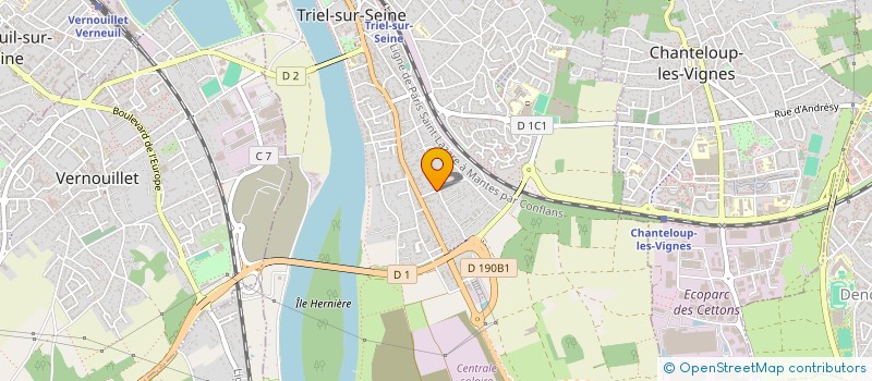 localisation de l'entreprise VIEIRA FAMILY  TRIEL-SUR-SEINE