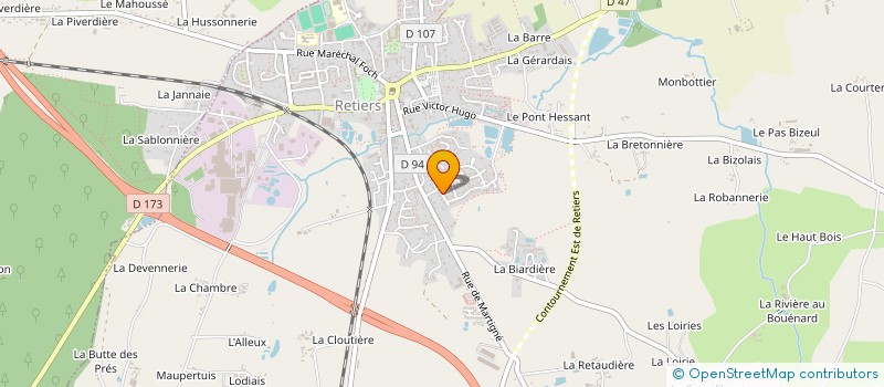 localisation de l'entreprise VIEIRA HENRIQUE  LE THEIL-DE-BRETAGNE