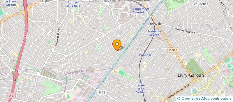 localisation de l'entreprise VIEIRA M AZEVEDO F à AULNAY-SOUS-BOIS