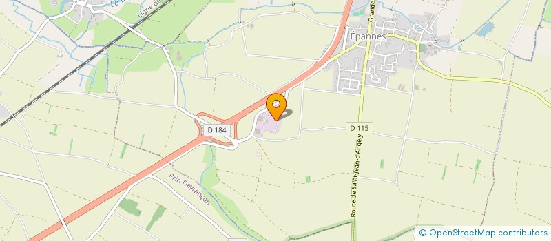 localisation de l'entreprise VIEIRA MENUISERIE  EPANNES