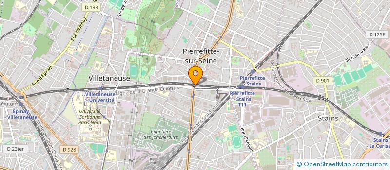 localisation de l'entreprise VIEIRA PERE ET FILS à PIERREFITTE-SUR-SEINE
