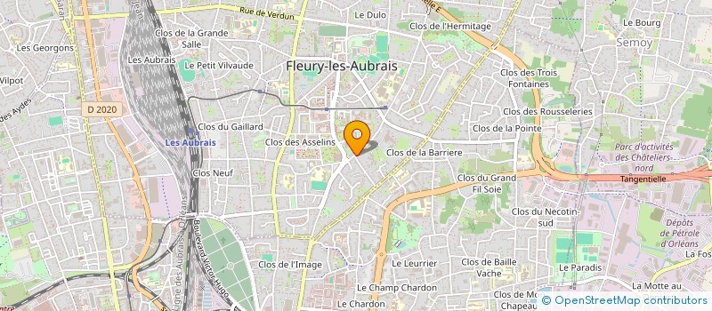 localisation de l'entreprise VIEIRA RENOV à FLEURY-LES-AUBRAIS