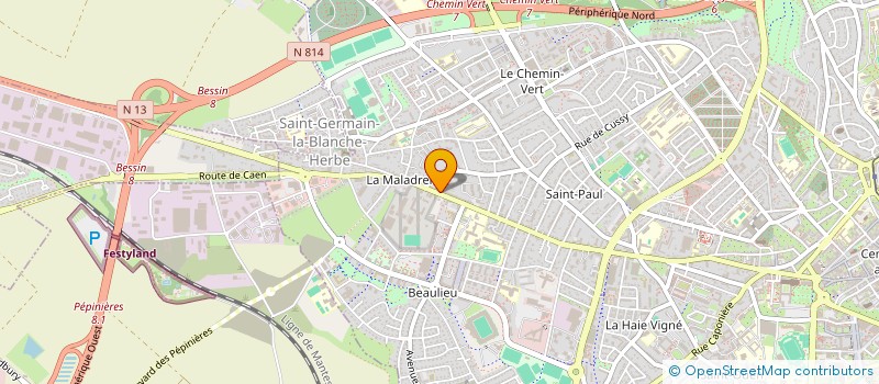 localisation de l'entreprise VIEL CLAIRE TREMBLAY J-LOUIS à CAEN