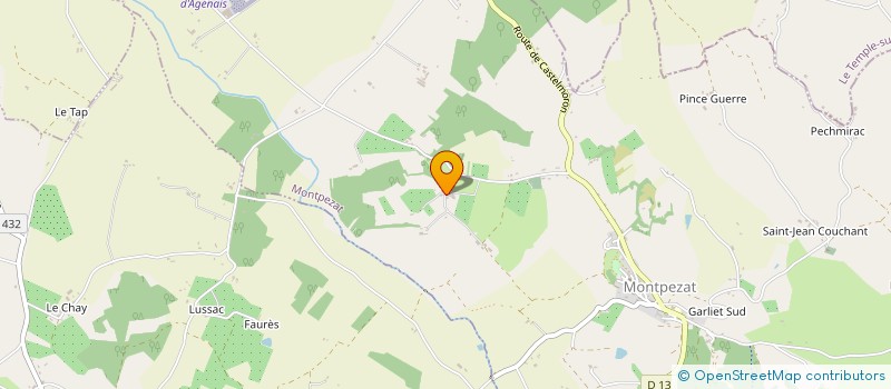 localisation de l'entreprise VIEL ET FILS  MONTPEZAT