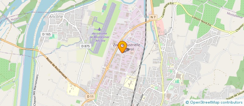 localisation de l'entreprise VIEL-MOUTON  MONTELIMAR