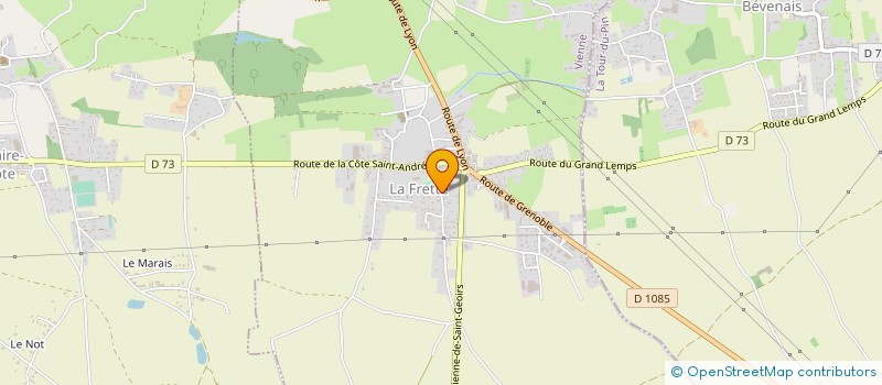 localisation de l'entreprise VIEL SOLUTIONS  LA FRETTE