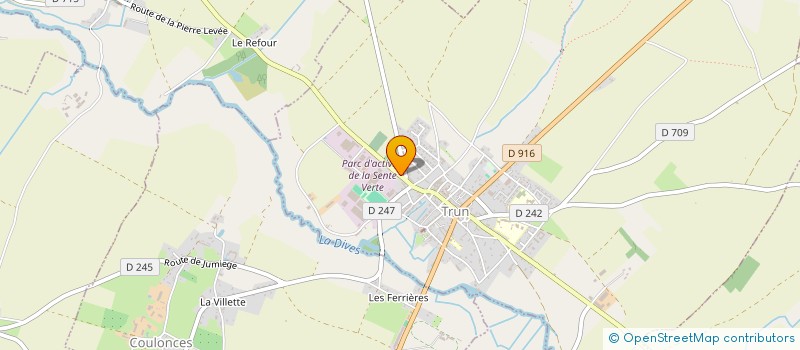 localisation de l'entreprise VIEL-VINOT à TRUN