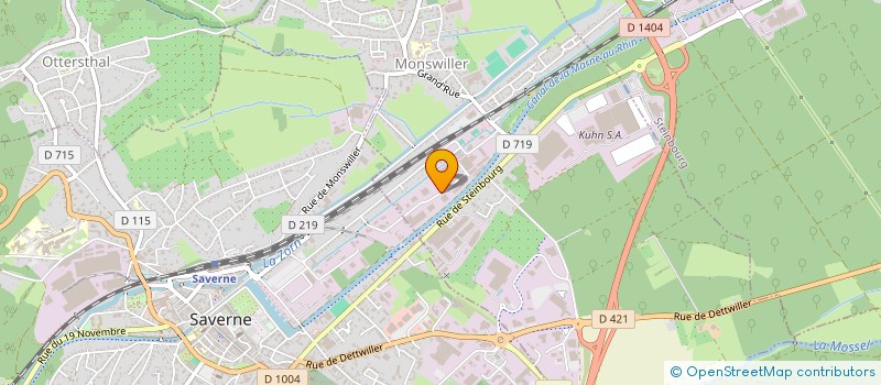 localisation de l'entreprise VIELEC  MONSWILLER