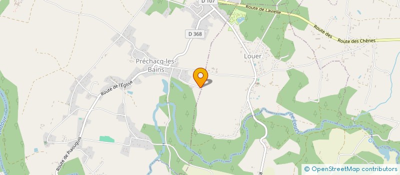 localisation de l'entreprise VIELLE TRAVAUX  PRECHACQ-LES-BAINS