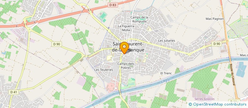 localisation de l'entreprise VIELMA COHO  SAINT-LAURENT-DE-LA-SALANQUE