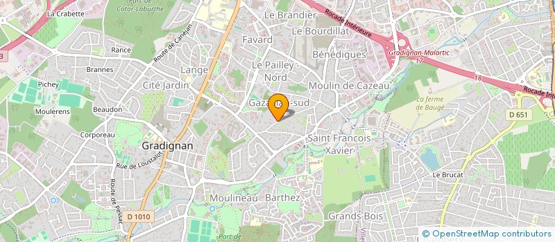 localisation de l'entreprise VIENADOLI  GRADIGNAN