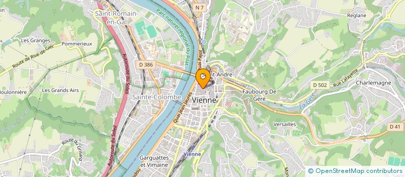 localisation de l'entreprise VIENN'ART  VIENNE