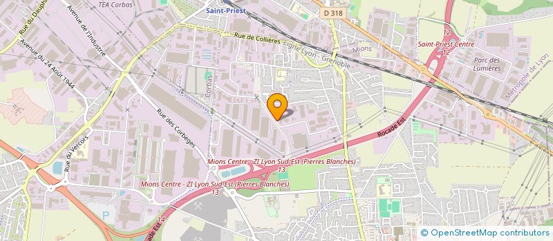 localisation de l'entreprise VIENNE  MIONS