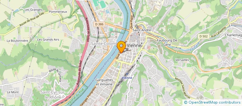 localisation de l'entreprise VIENNE ATOUT COMMERCE à VIENNE