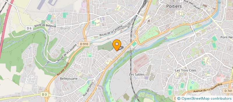 localisation de l'entreprise VIENNE AVENIR à POITIERS