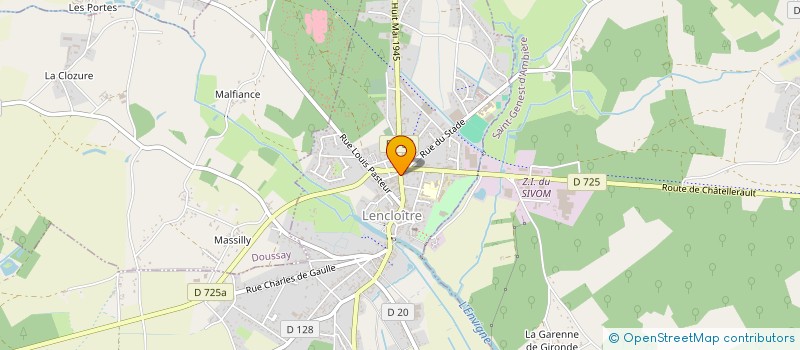 localisation de l'entreprise VIENNE BACHE  LENCLOITRE