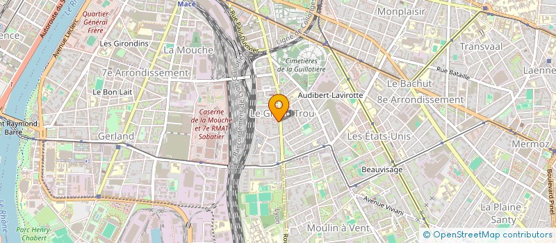 localisation de l'entreprise VIENNE OPTIQUE à LYON