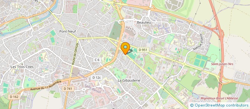 localisation de l'entreprise VIENNE PHOTOVOLTAIQUE  POITIERS