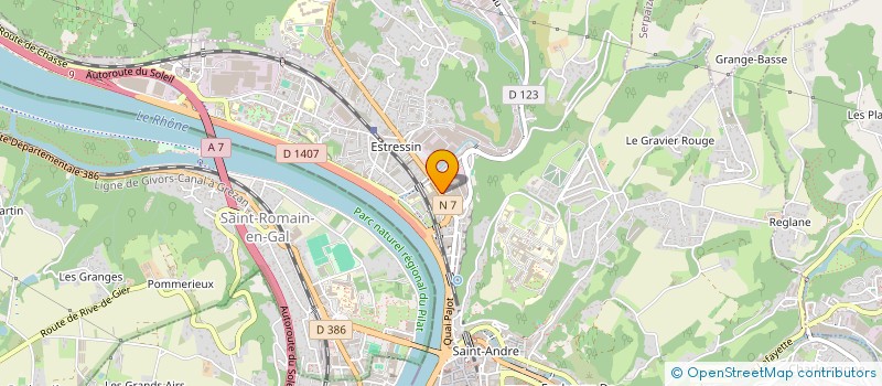 localisation de l'entreprise VIENNE PNEU SERVICE  VIENNE