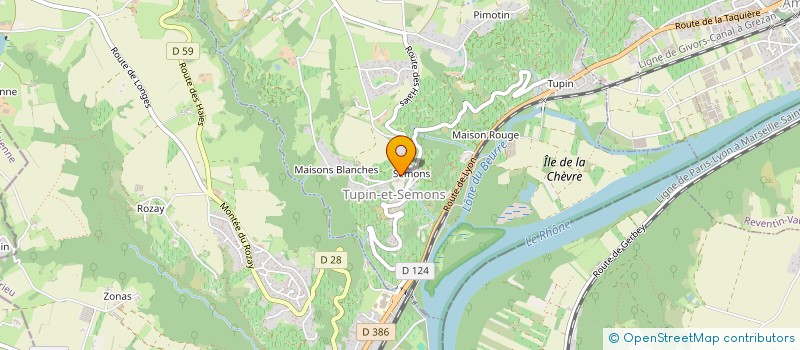 localisation de l'entreprise VIENNE SOLAIRE  TUPIN-ET-SEMONS