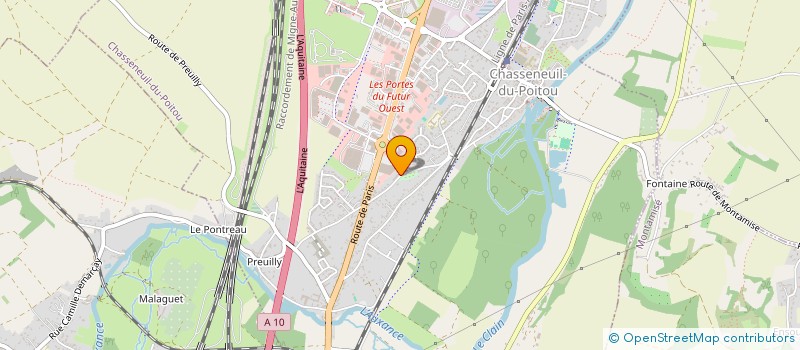 localisation de l'entreprise VIENNE SPORTS ORGANISATION  CHASSENEUIL-DU-POITOU