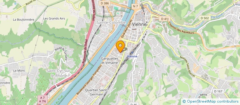 localisation de l'entreprise VIENNE THORAX  VIENNE