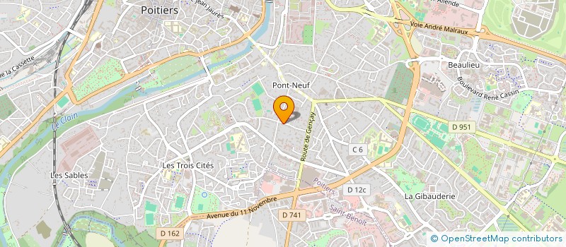 localisation de l'entreprise VIENNE TRISOMIE 21 à POITIERS
