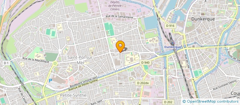 localisation de l'entreprise VIENNE974 à DUNKERQUE