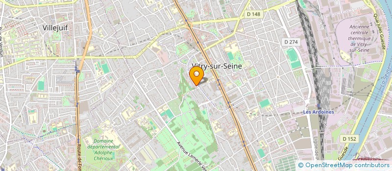 localisation de l'entreprise VIENNOISE DU SUD  VITRY-SUR-SEINE