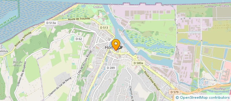 localisation de l'entreprise VIENNOISERIE ALSACIENNE à HONFLEUR