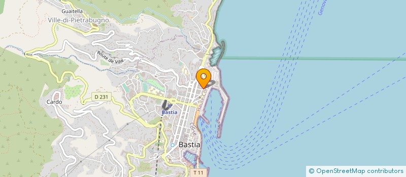 localisation de l'entreprise VIENNOISERIE CORSE à BASTIA