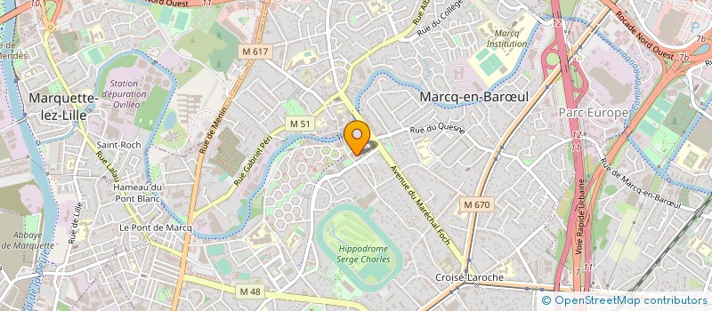 localisation de l'entreprise VIENNOISERIE DE LA PLACE à MARCQ-EN-BARŒUL