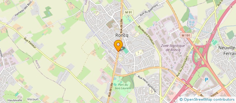 localisation de l'entreprise VIENNOISERIE RONCQUOISE  RONCQ