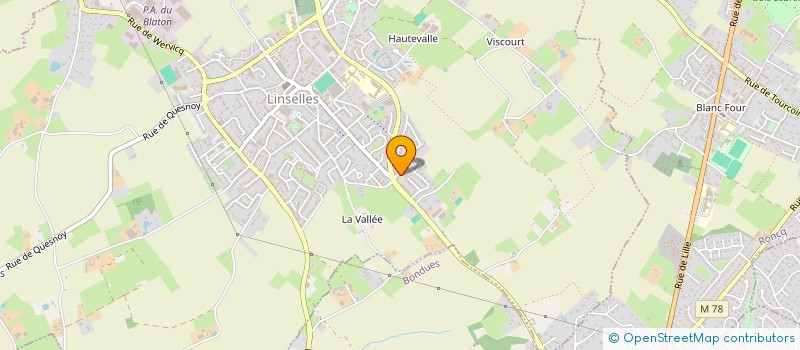 localisation de l'entreprise VIENS DANSER  LINSELLES