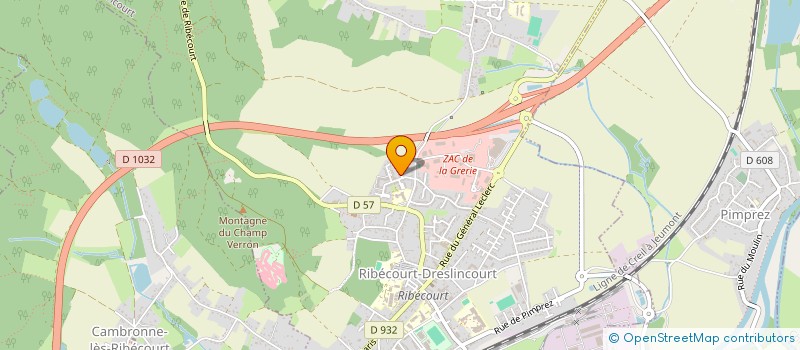 localisation de l'entreprise VIENS ILS PARTAGENT  RIBECOURT-DRESLINCOURT