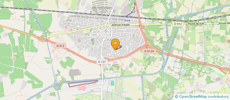 localisation de l'entreprise VIENS, ON CHANTE  VIAS