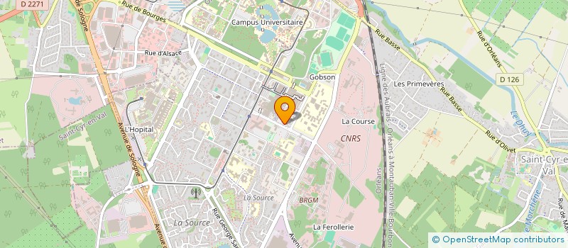 localisation de l'entreprise VIENS ON S'AGAPE (VONA) à ORLEANS