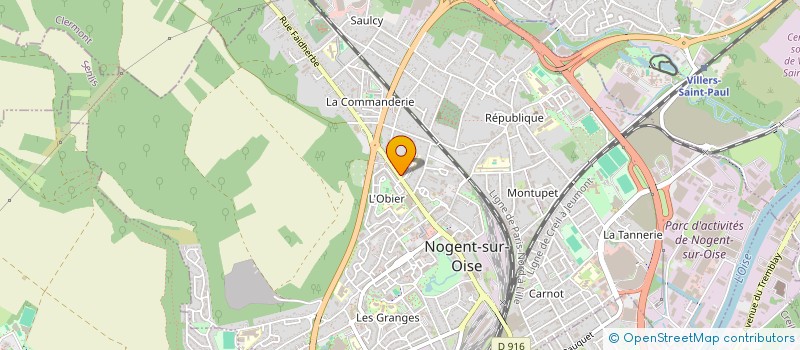 localisation de l'entreprise VIENS T'ENJAILLER  NOGENT-SUR-OISE