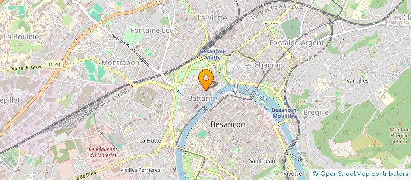 localisation de l'entreprise VIENS VOIR  BESANCON