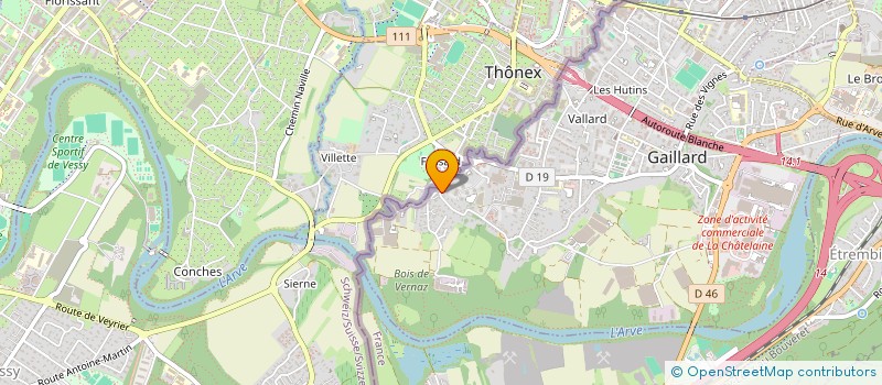 localisation de l'entreprise VIENS VOIR LES MUCISIENS  GAILLARD