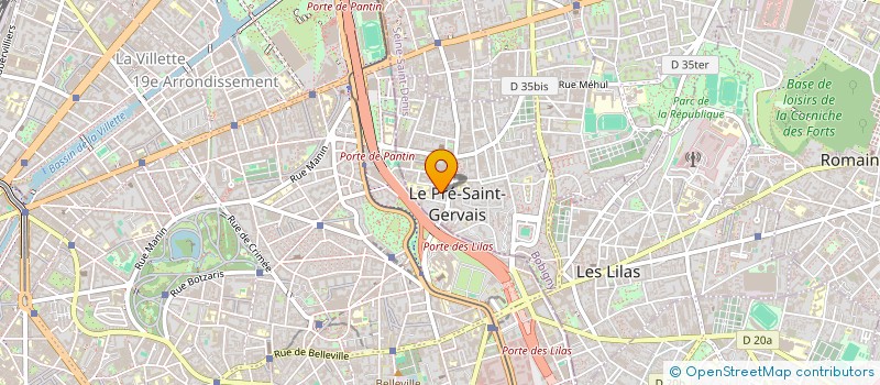 localisation de l'entreprise VIENSVOIR à LE PRE-SAINT-GERVAIS