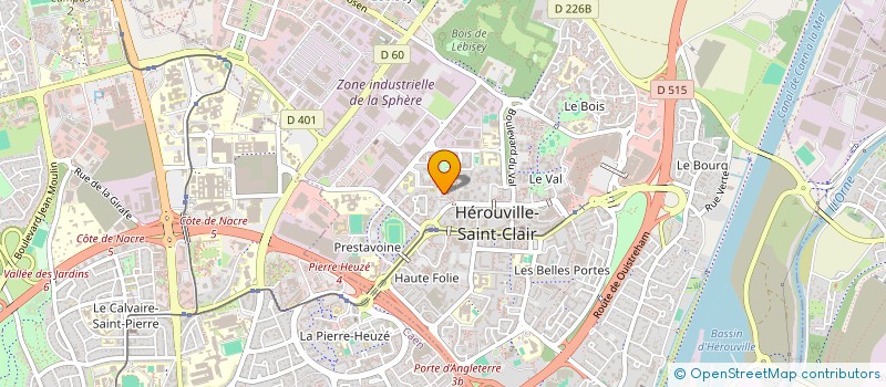 localisation de l'entreprise VIENT DANIELLE ET TAMBOSCO DIDIER à HEROUVILLE-SAINT-CLAIR